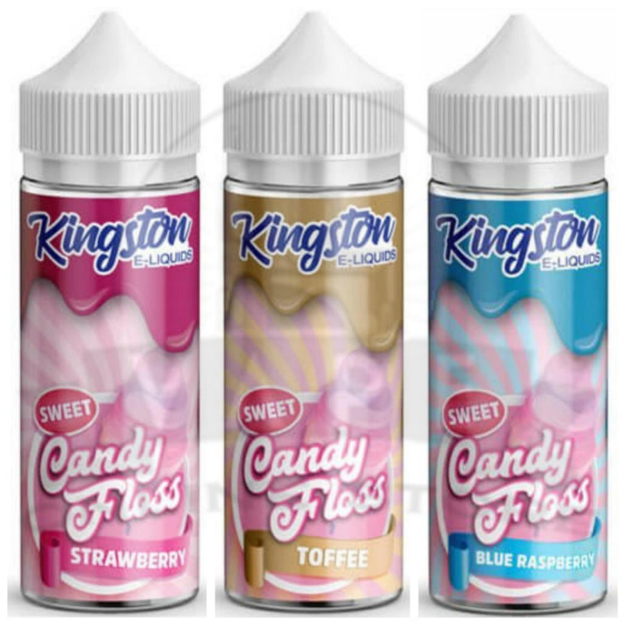Kingston 100ml Shortfill Candy Floss Range shortfill e-liquid