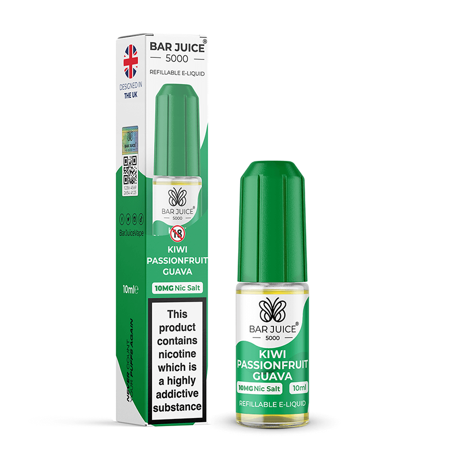 Bar Juice 5000 Kiwi Passion Fruit Guava nic salt e-liquid