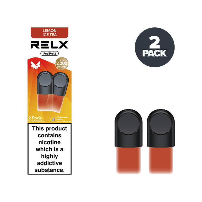 RELX Pods Lemon Ice Tea Pro prefilled pod vape kit