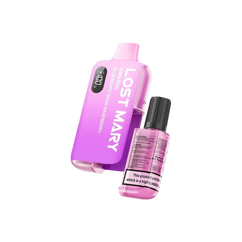 Lost Mary BM6000 Blueberry Sour Raspberry pod kit — UK's bestselling vape flavour