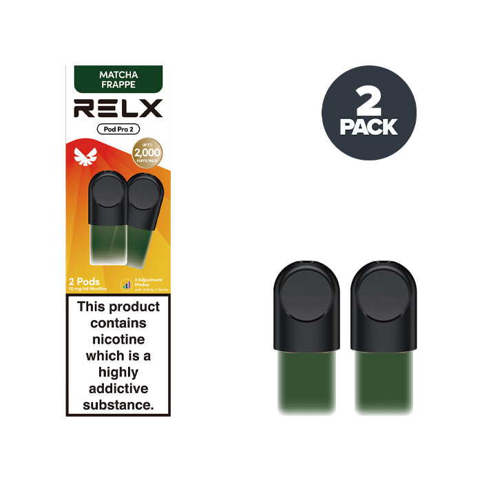 RELX Pods Matcha Frappe Pro prefilled pod vape kit