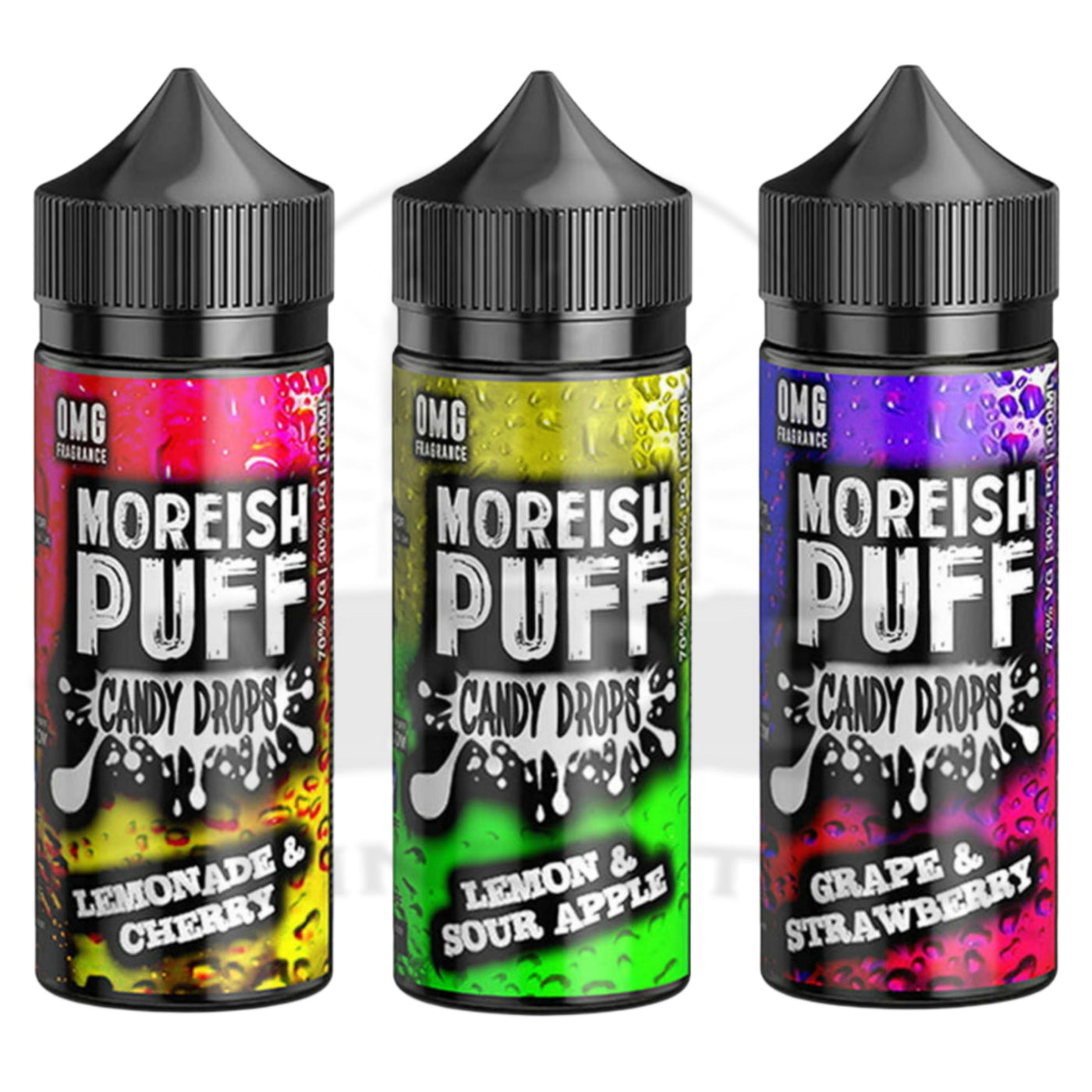 Moreish 100ml Shortfill Candy Drops Range shortfill e-liquid