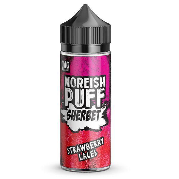 Moreish 100ml Shortfill Sherbet Strawberry Lace shortfill e-liquid