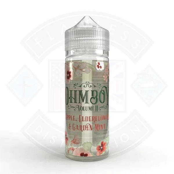Ohm Boy 100ml Shortfill Apple Elderflower Garden Mint shortfill e-liquid