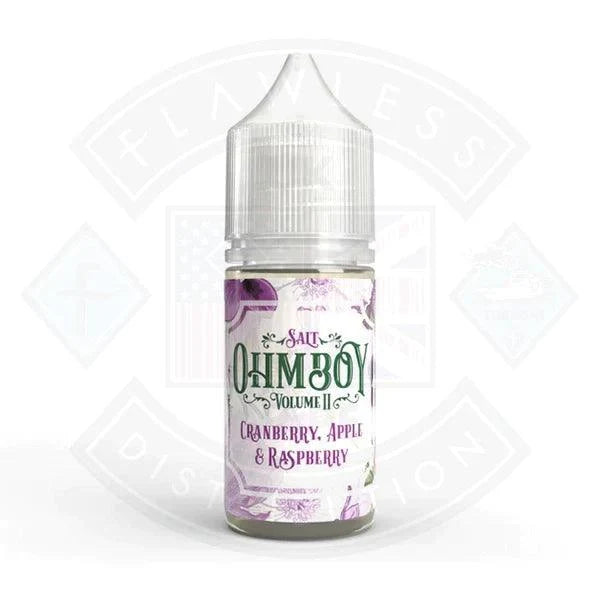 Ohm Boy Volume II Cranberry Apple Raspberry nic salt e-liquid