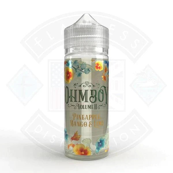 Ohm Boy 100ml Shortfill Pineapple Mango Lime shortfill e-liquid