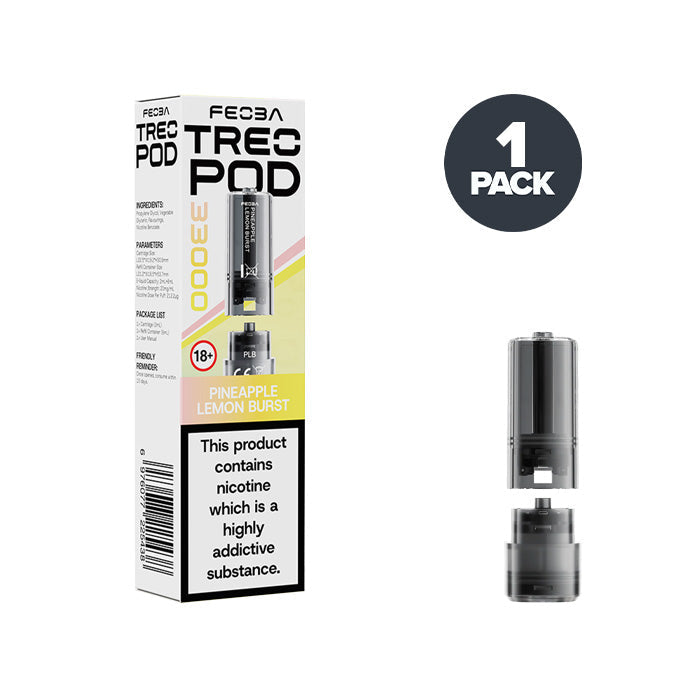 Feoba Treo 33K Pineapple Lemon Burst prefilled pod vape kit