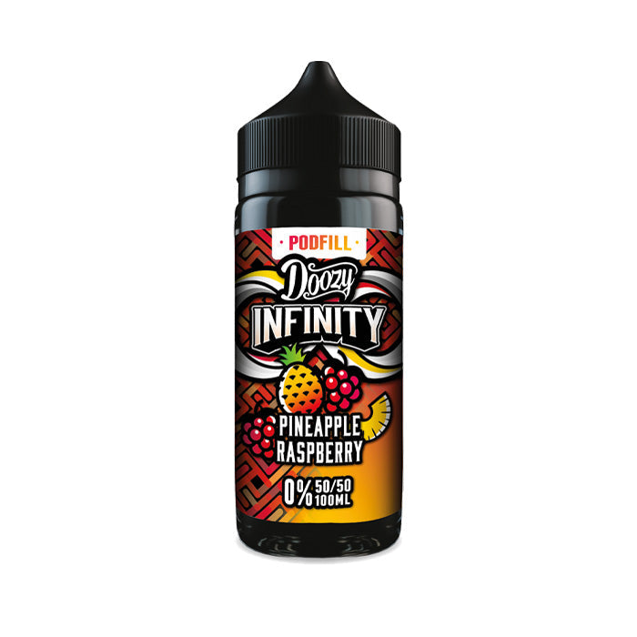 Doozy Vape Co 100ml Shortfill Pineapple Raspberry Podfill shortfill e-liquid