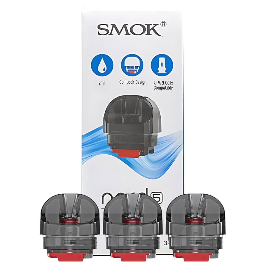 SMOK Nord 5 Replacement Pods 3 Pack