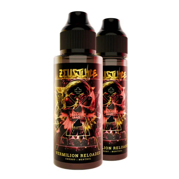 Zeus Juice 100ml Shortfill Vermilion Reloaded shortfill e-liquid