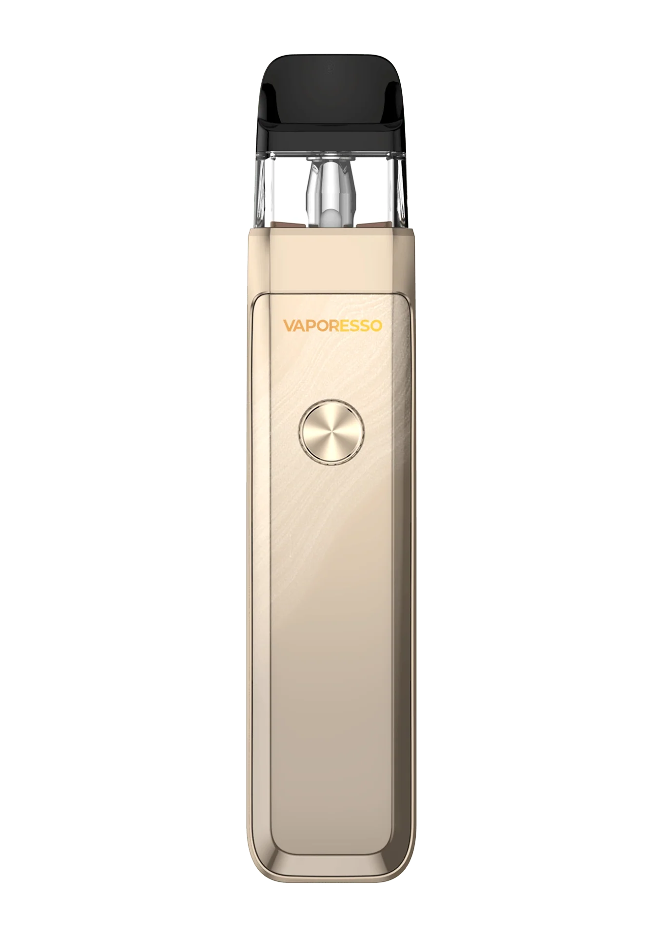 Vaporesso XROS Pro 2 refillable pod vape kit in gold with COREX 3.0 pod fitted