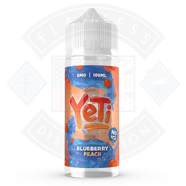 Yeti 100ml Shortfill Defrosted Blueberry Peach No Ice shortfill e-liquid