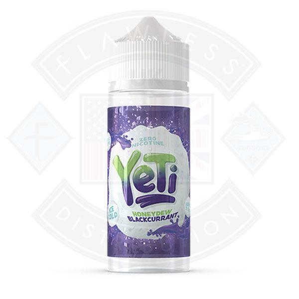 Yeti 100ml Shortfill Ice Cold Honeydew Blackcurrant shortfill e-liquid