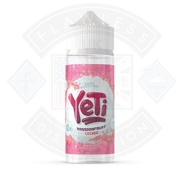 Yeti 100ml Shortfill Ice Cold Passionfruit Lychee shortfill e-liquid