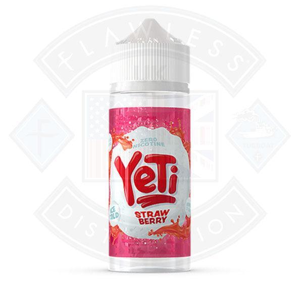 Yeti 100ml Shortfill Ice Cold Strawberry shortfill e-liquid