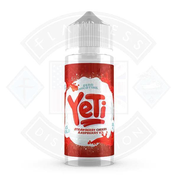 Yeti 100ml Shortfill Ice Cold Strawberry Cherry Raspberry shortfill e-liquid